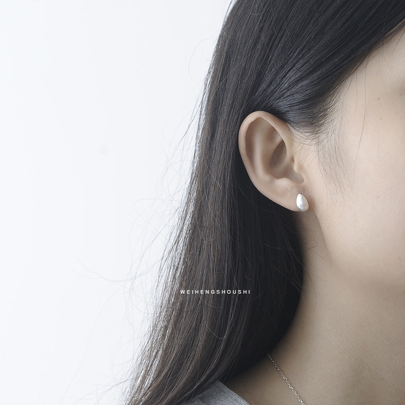 Luxyin 925 Sterling Silver Dangle Earrings - Delicate Waterdrop Design