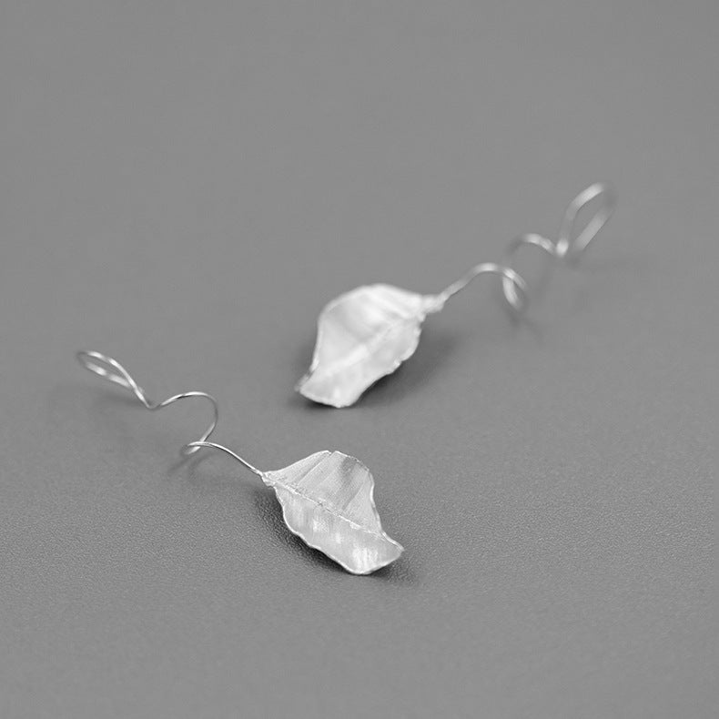 Luxyin Enchanted Leaf Drop Earrings: Whispers of the Forest