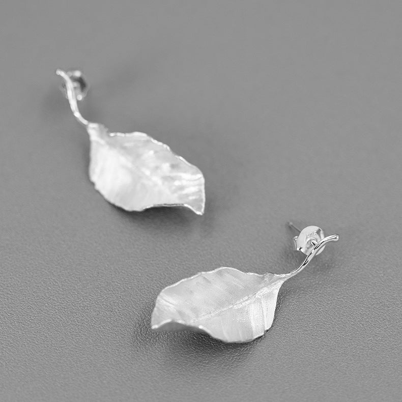 Luxyin Autumn Leaves 925 Silver Earrings