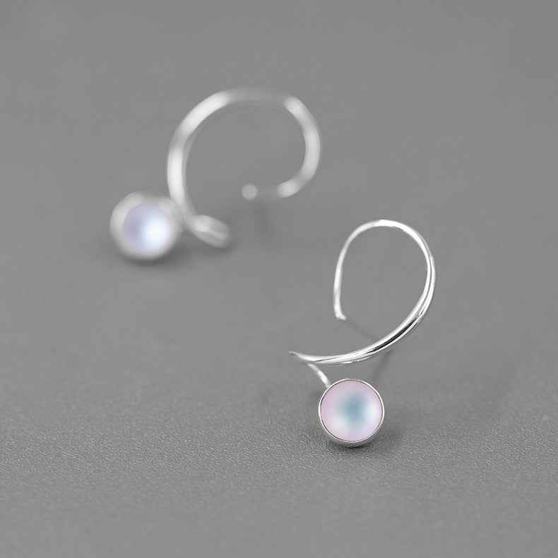 Luxyin Glass Bead Serpentine Earrings - Chic Dangles