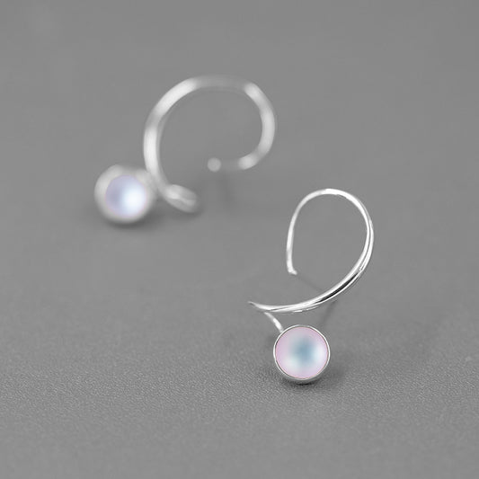 Luxyin Glass Bead Serpentine Earrings - Chic Dangles