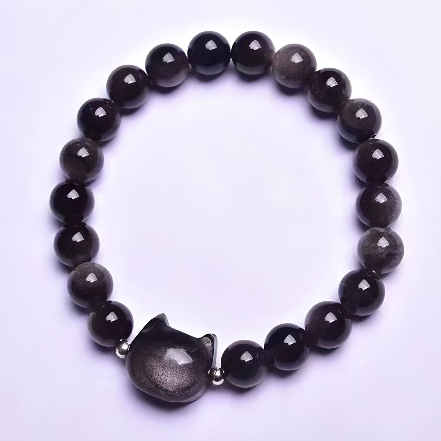 Luxyin Alva Black Obsidian Bracelet