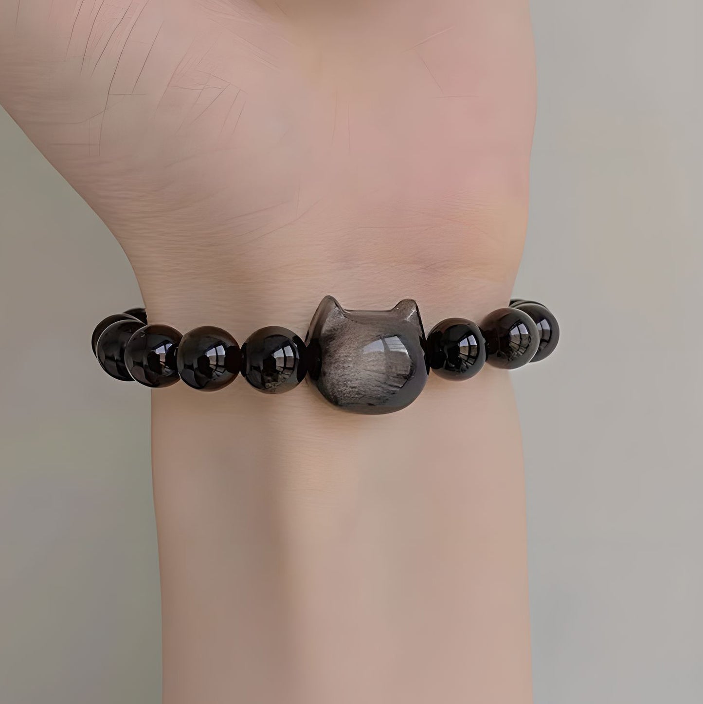 Luxyin Alva Black Obsidian Bracelet