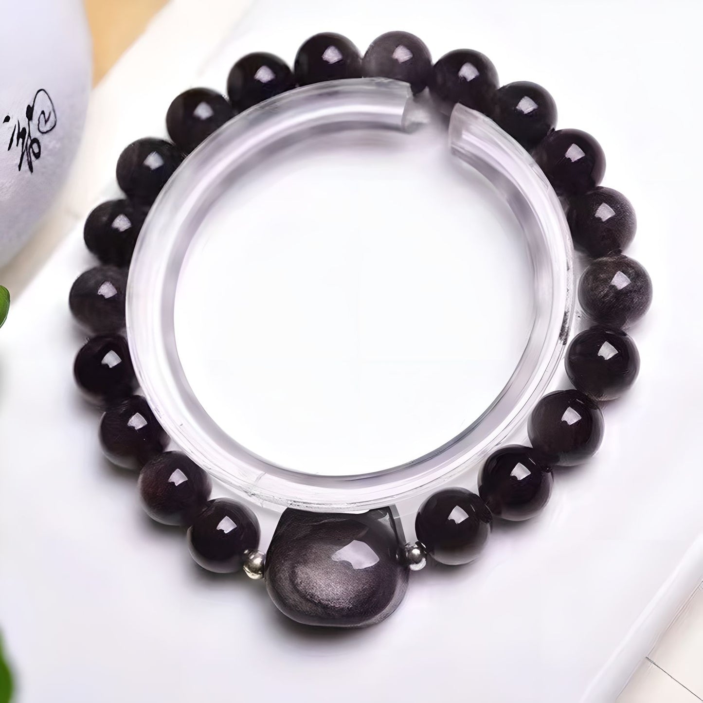 Luxyin Alva Black Obsidian Bracelet