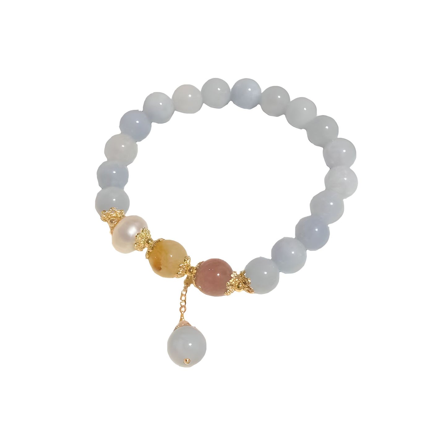 Pulsera Luxyin Jennifer Aguamarina