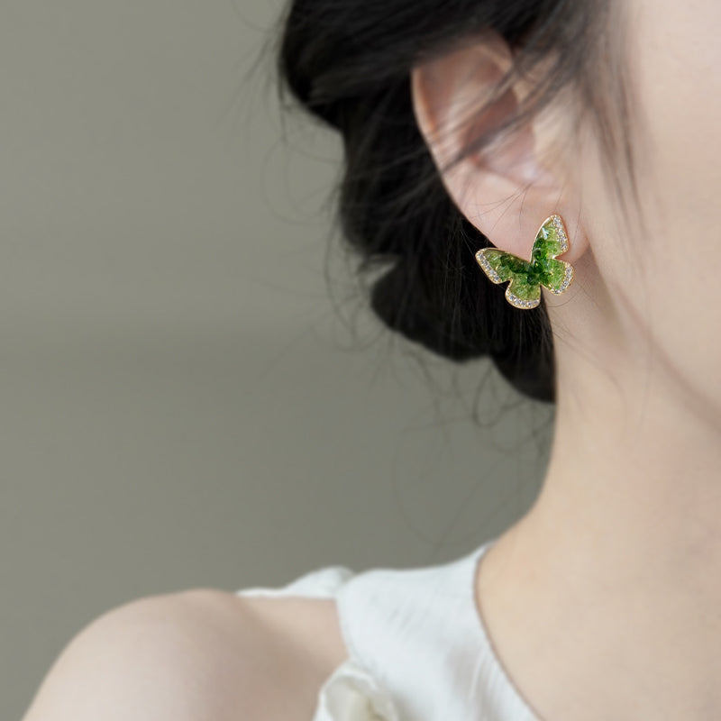 Luxyin Lucy Butterfly Clip On Earrings