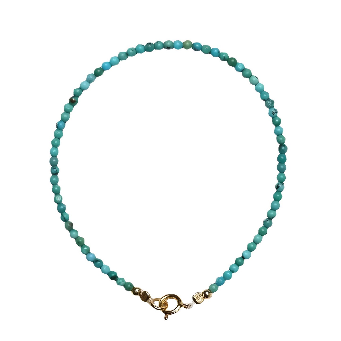 Luxyin Venus pulsera de cuentas de turquesa