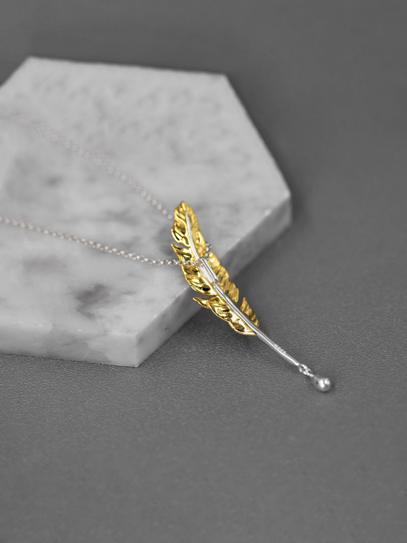 Luxyin Featherlight Sterling Silver Pendant