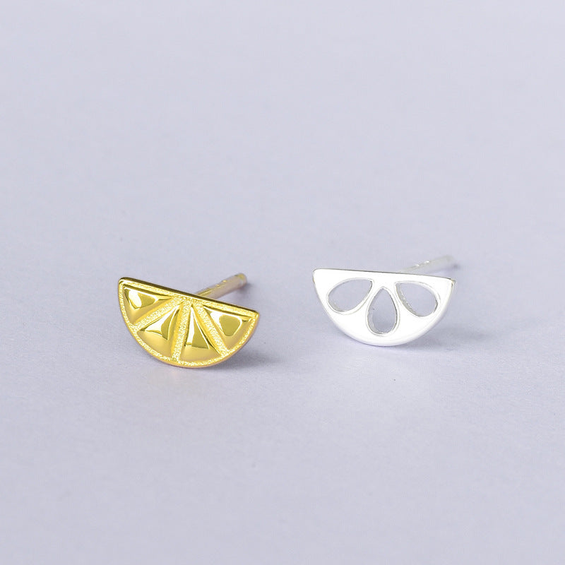 Luxyin Lemon Zest S925 Silver Stud Earrings