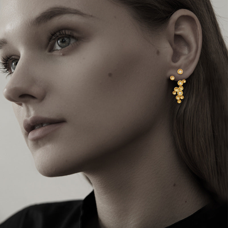 Luxyin Celestial Sparkle Star Studs