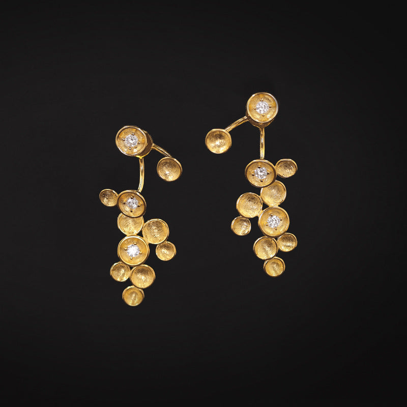 Luxyin Celestial Sparkle Star Studs