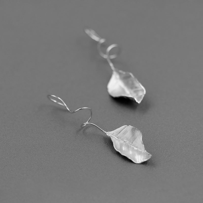 Luxyin Enchanted Leaf Drop Earrings: Whispers of the Forest
