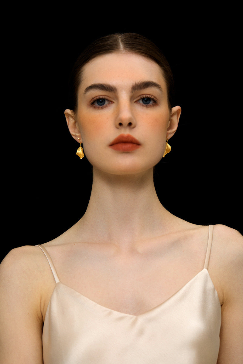 Luxyin Autumn Leaves 925 Silver Earrings