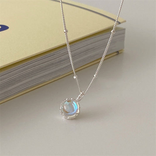 Luxyin Dainty Daisy Chain: Sterling Silver Flower Necklace