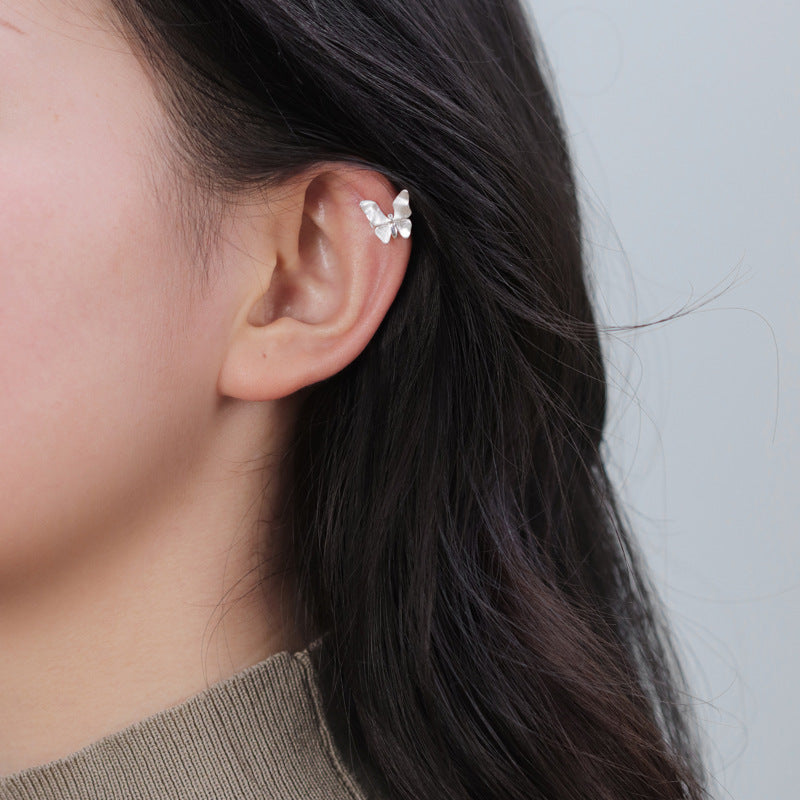 Luxyin Sterling Silver Flutter Cuffs - Ear Candy!