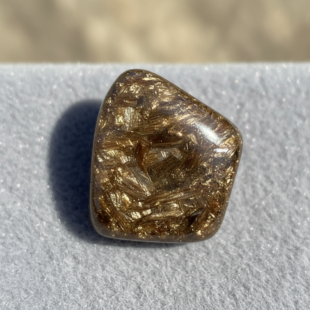 Bronzite crystal