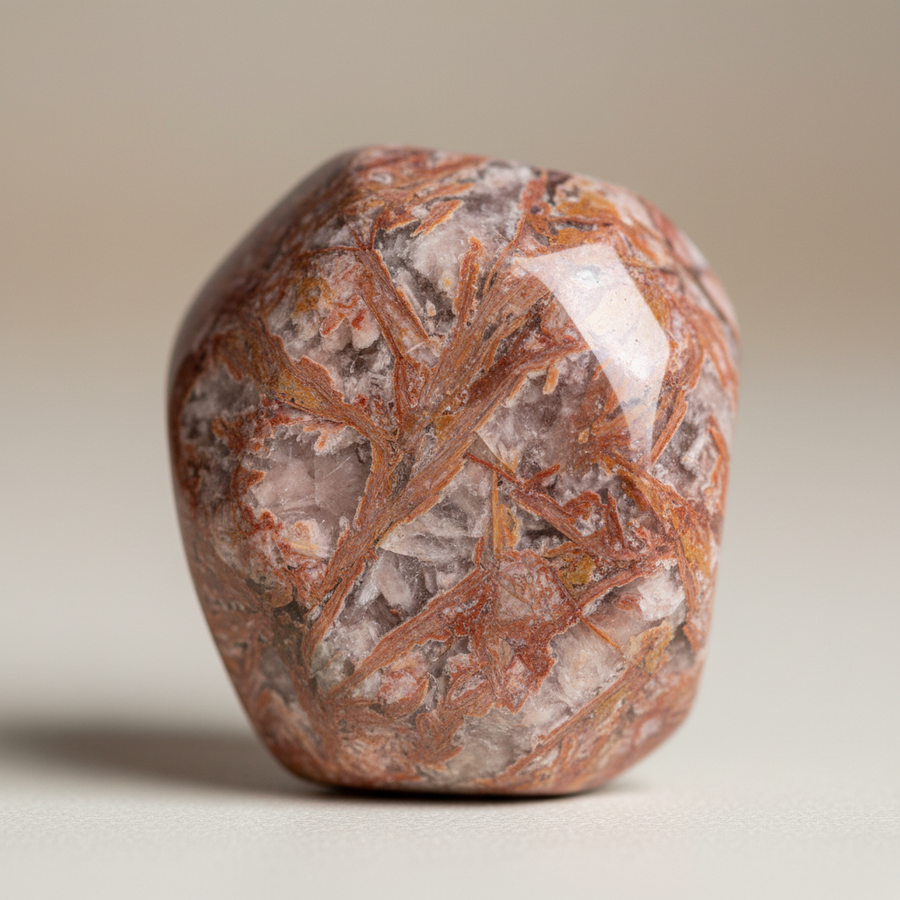 Bustamite crystal close-up