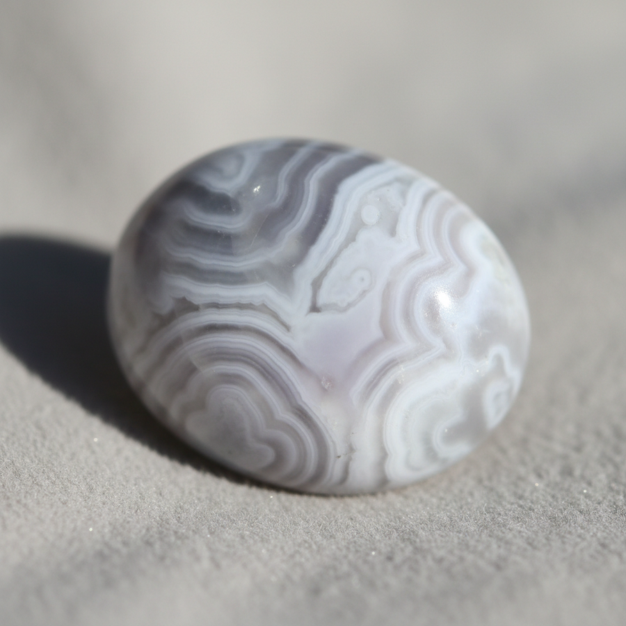 Chalcedony crystal close-up