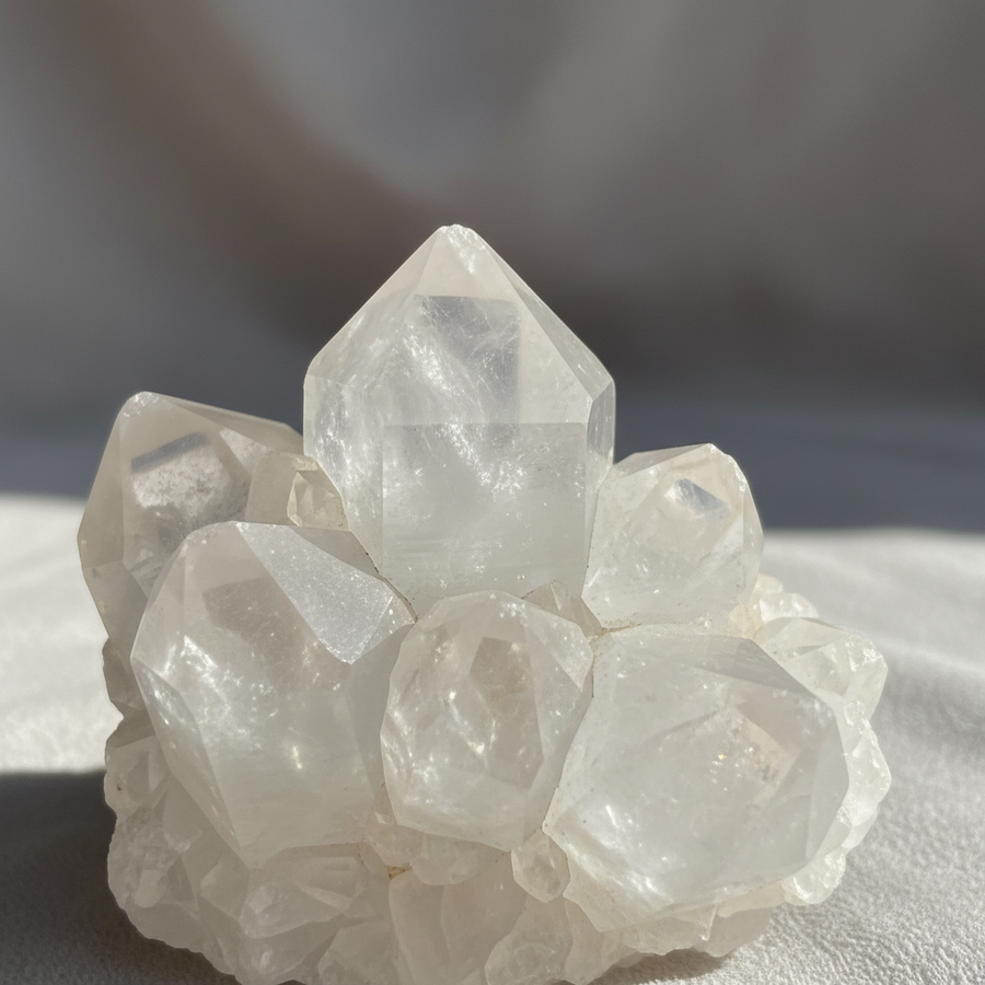 Girasol Quartz crystal close-up