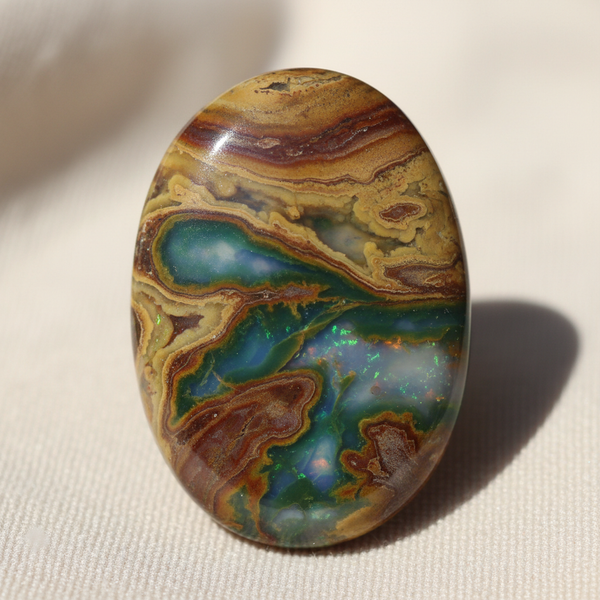 Green Opalized Wood