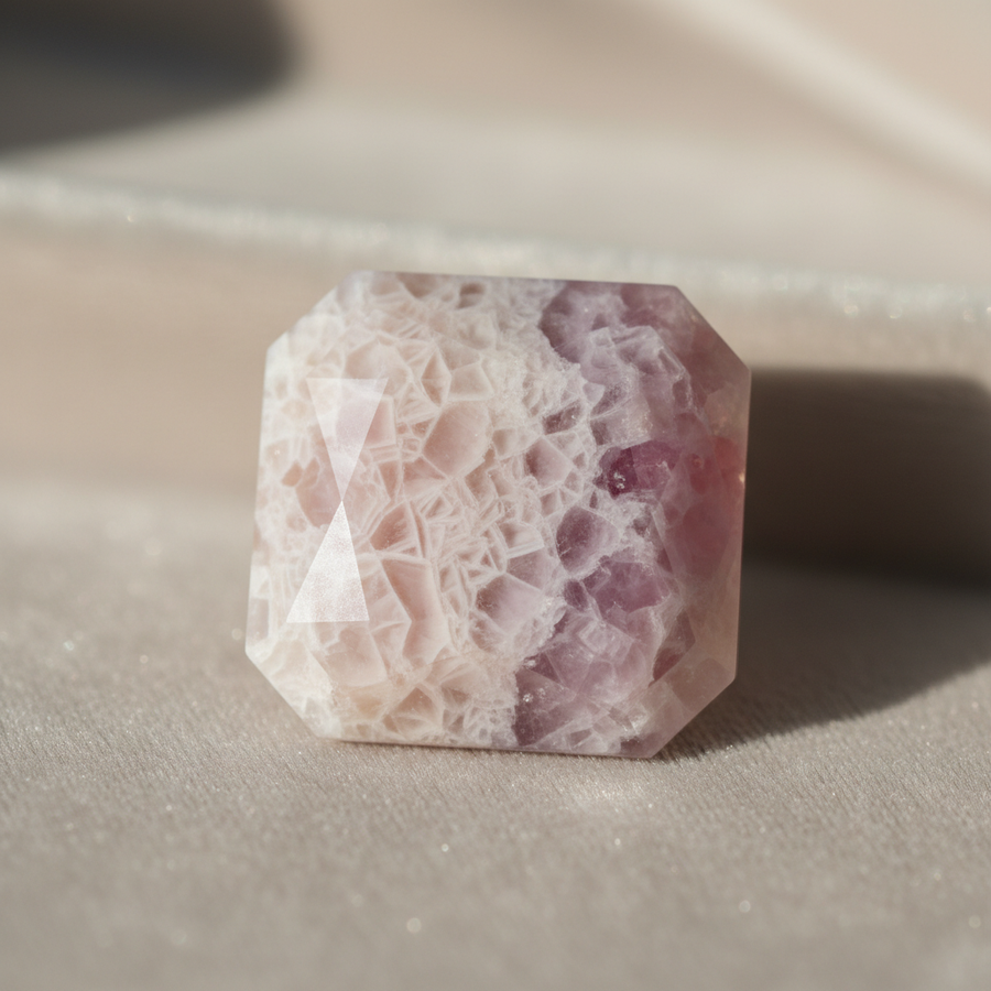 Hackmanite crystal close-up