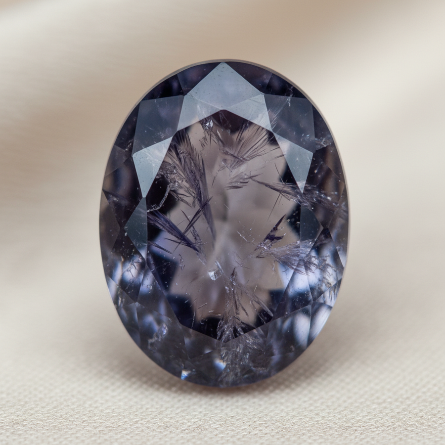 Iolite crystal close-up