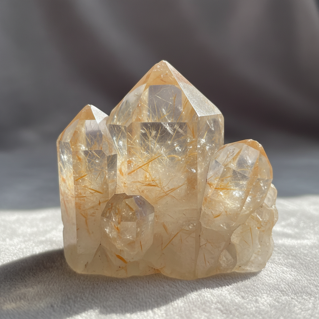 Mango Quartz crystal