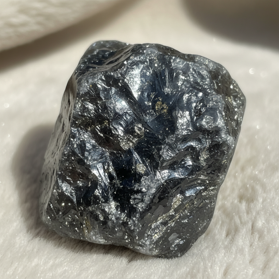 Noble Shungite crystal close-up