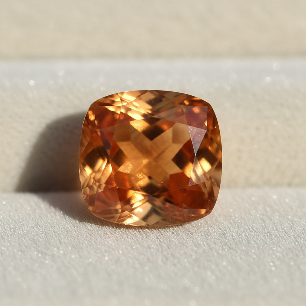 Orange Kyanite crystal