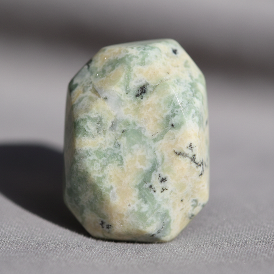 Saussurite crystal close-up