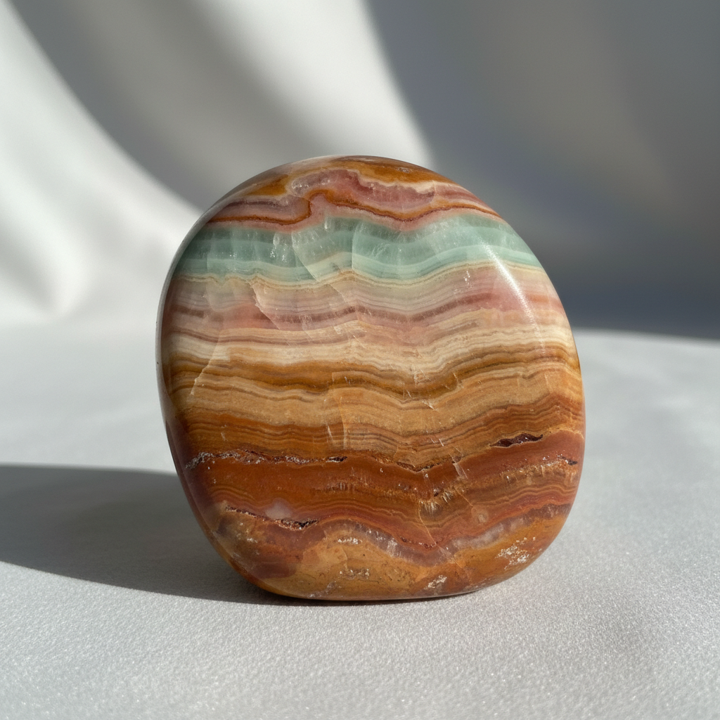 Sherbet Calcite crystal