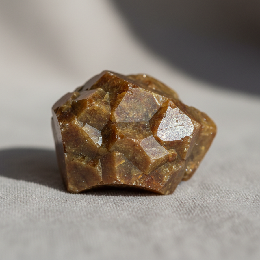 Siderite crystal close-up