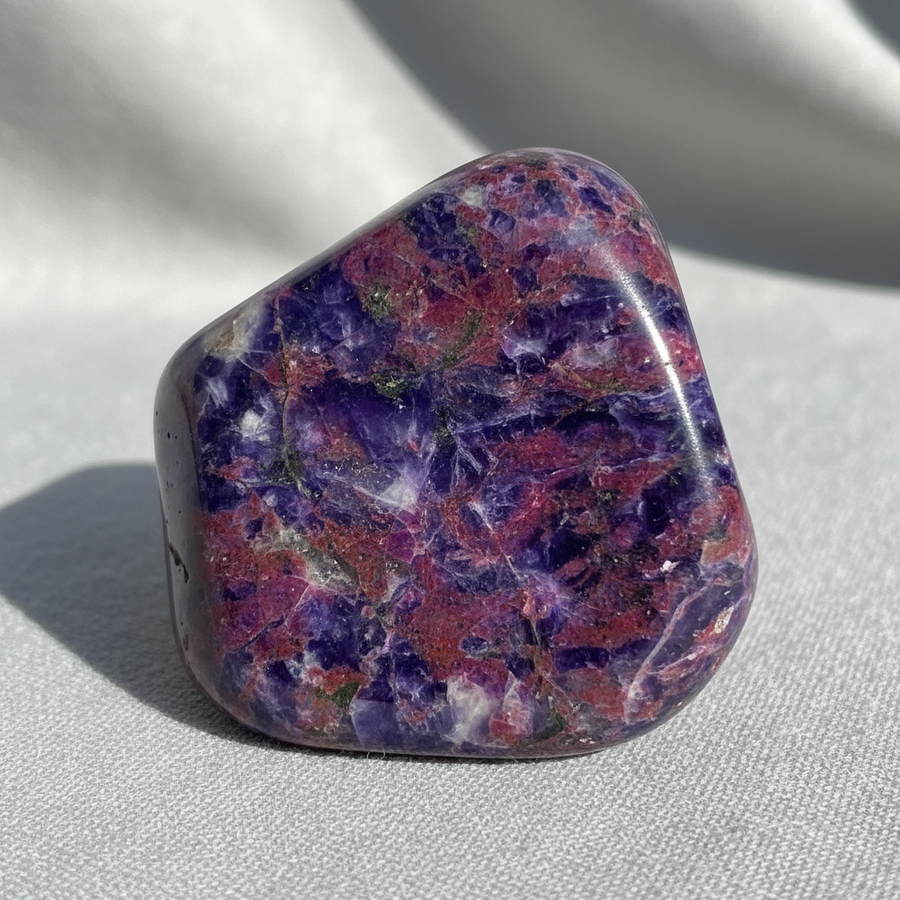 Sugilite crystal close-up