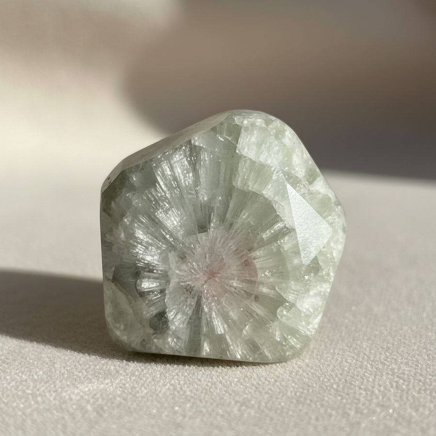 Tremolite crystal close-up