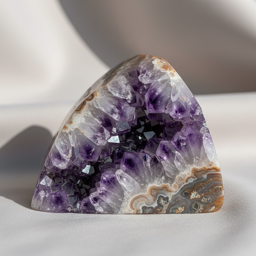Turkish Amethyst crystal close-up