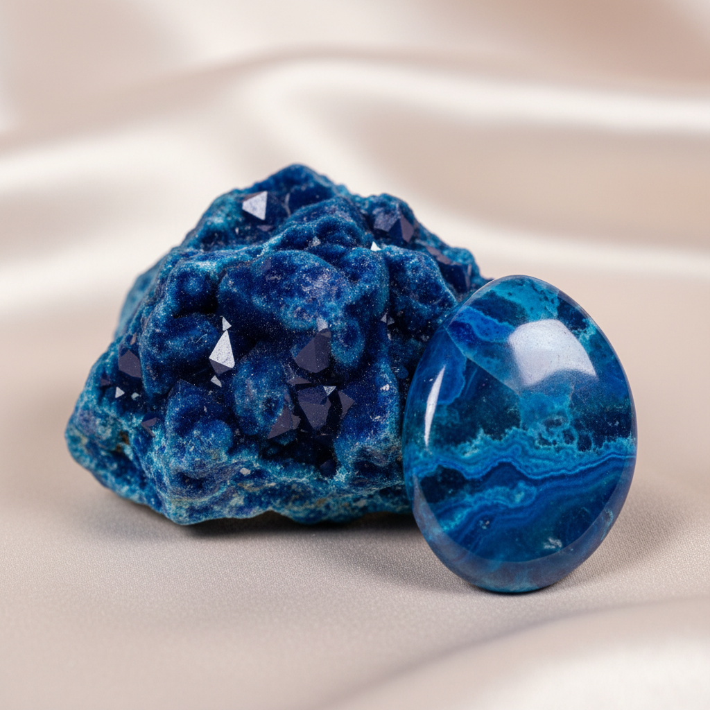Azurite crystal