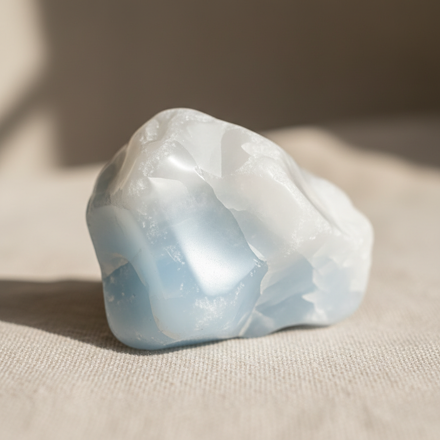 Angel Wing Calcite crystal close-up