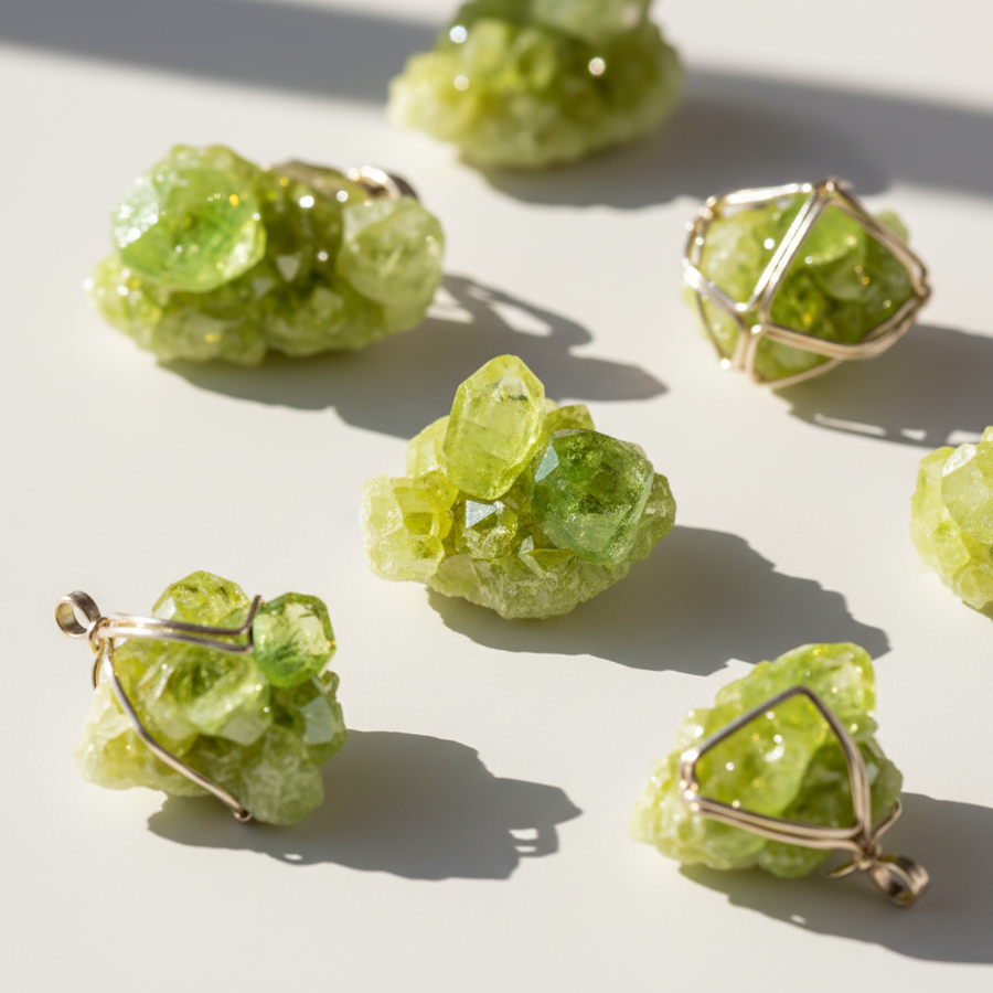 Adamite crystal close-up