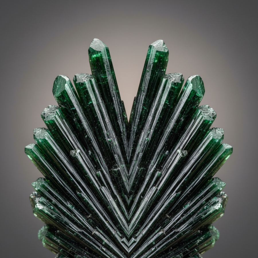 Aegirine crystal close-up