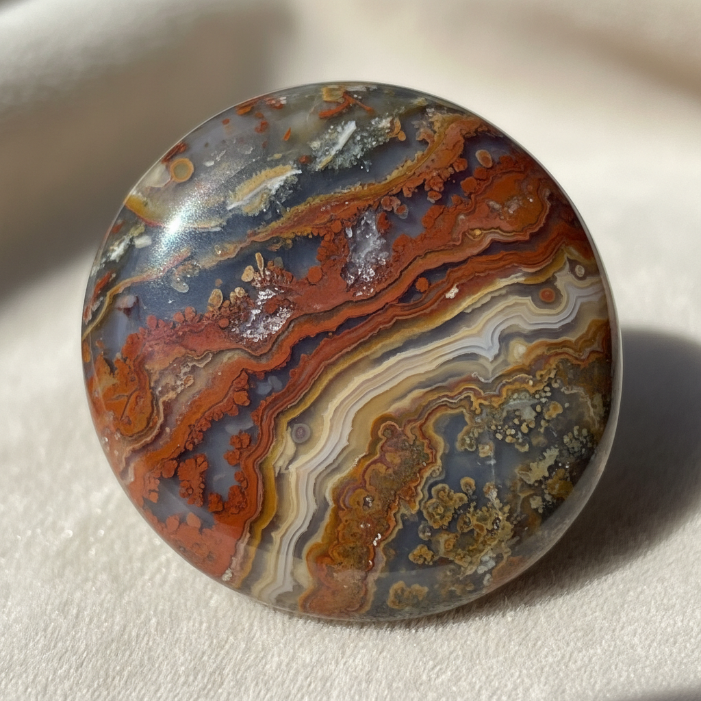 Volcano Agate crystal