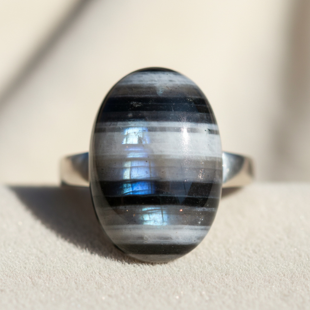 Zebra Moonstone crystal