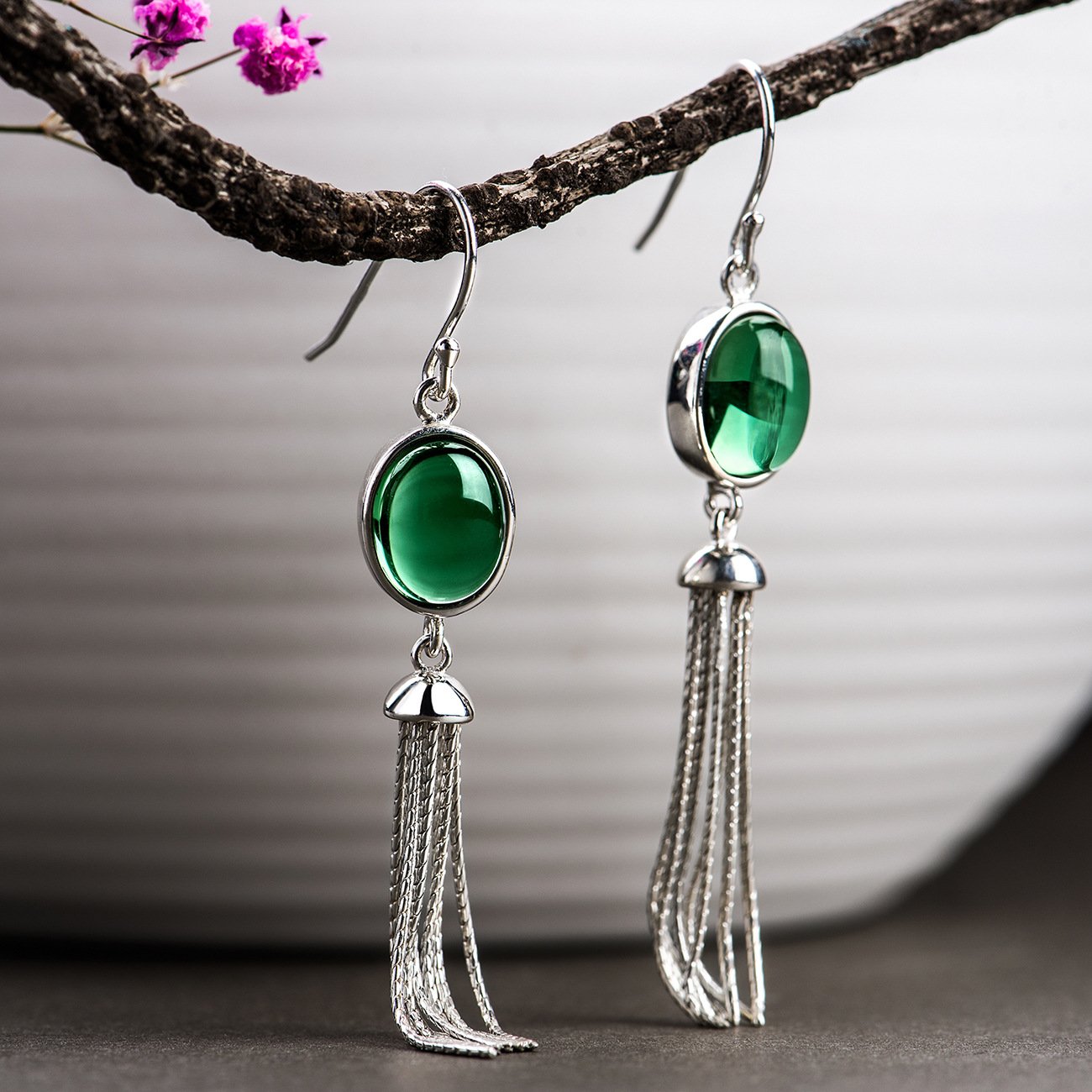 Exquisite Long Tassel Drop Earrings
