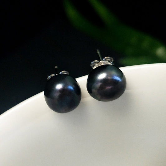 Simple Style Pearl Stud Earrings