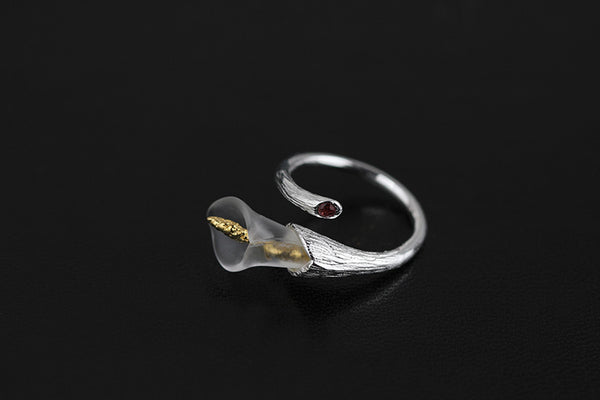Calla Lily Flower Ring