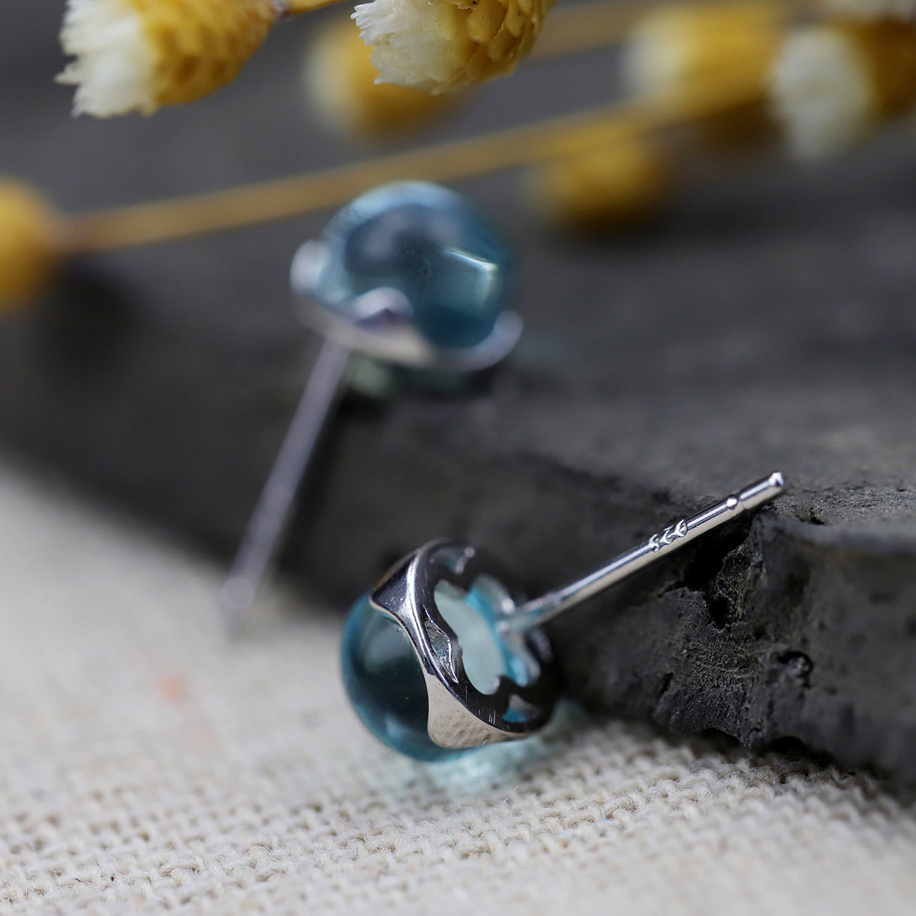 Sweet Crystal Stud Earrings