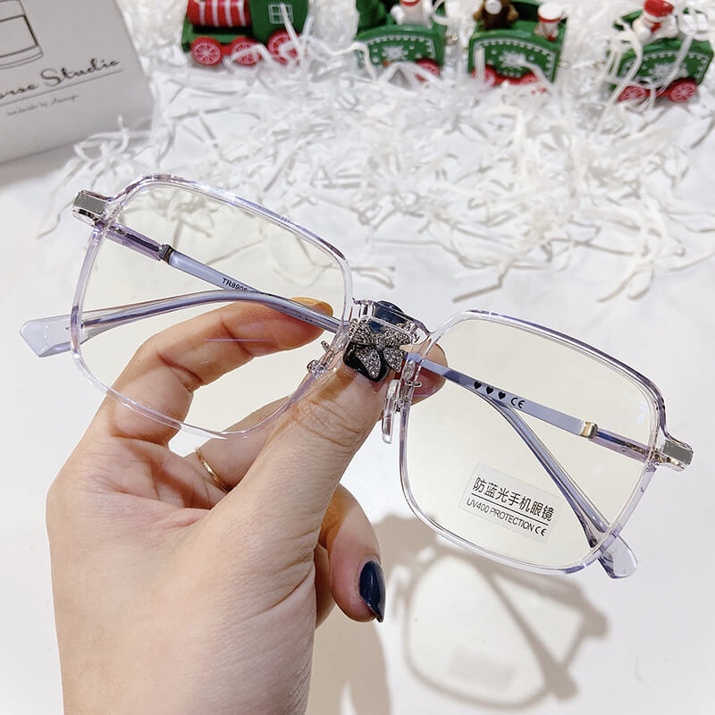 LUXYIN Star Clear Frame Glasses -LUXYIN
