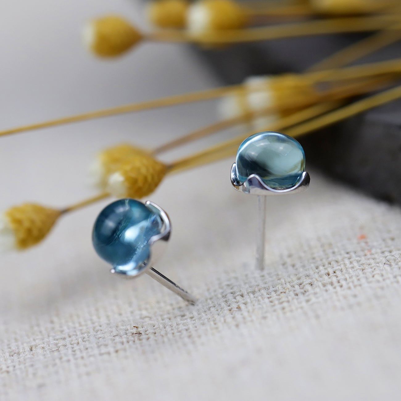 Sweet Crystal Stud Earrings