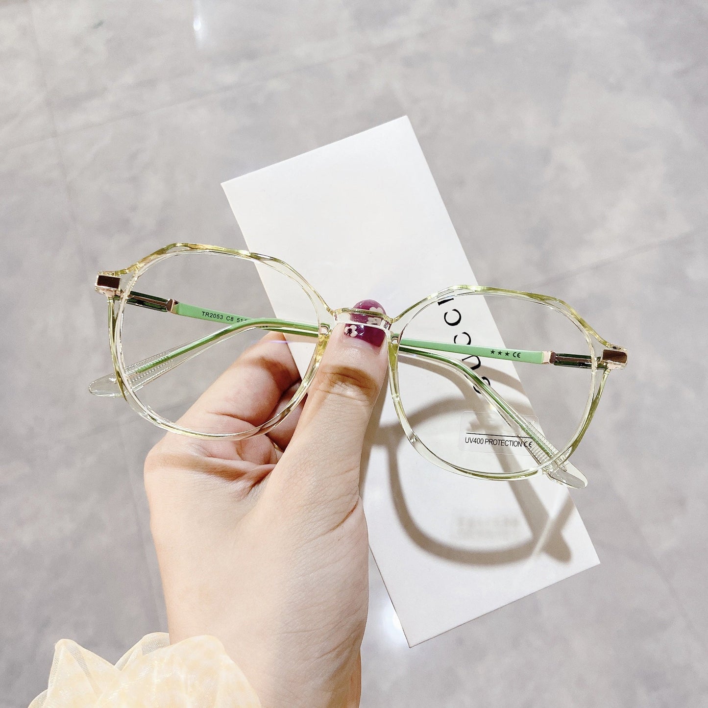 Pacific Clear Frame Glasses -LUXYIN
