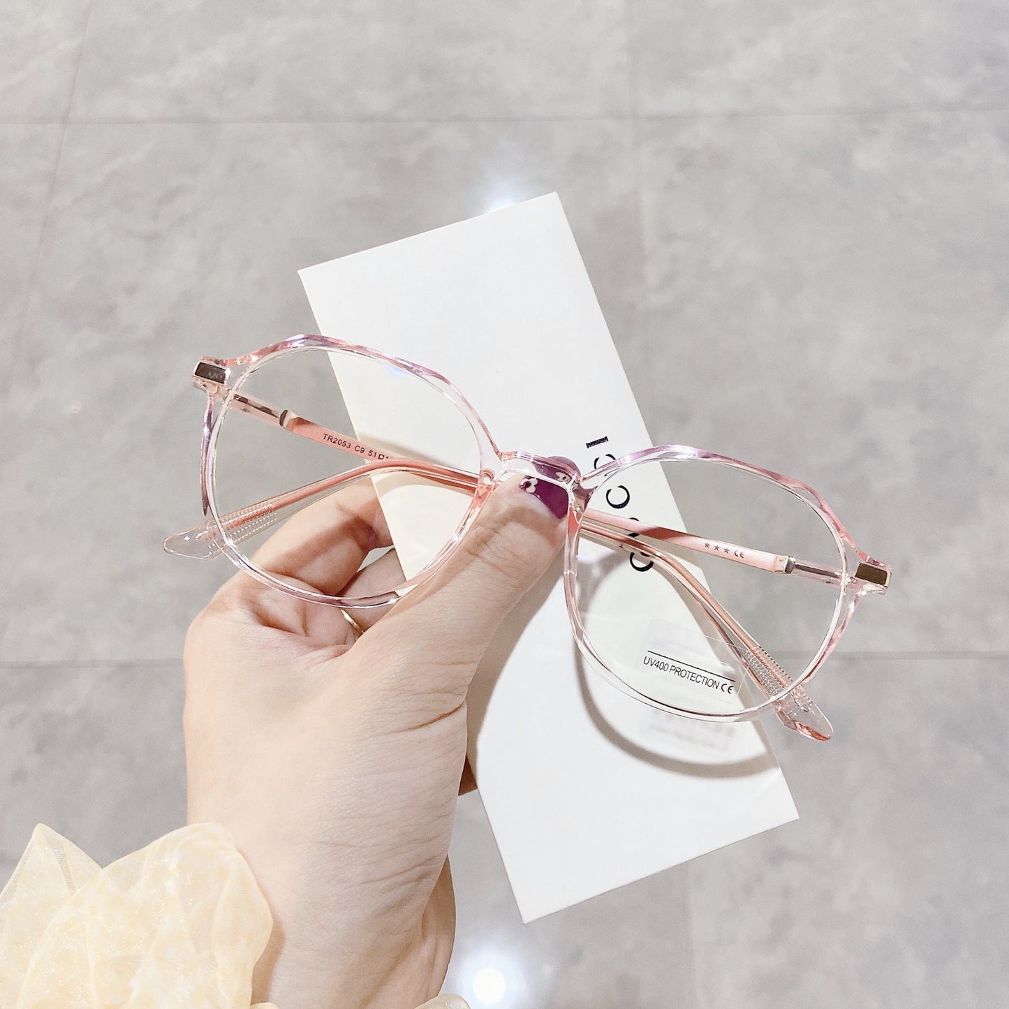 Pacific Clear Frame Glasses -LUXYIN