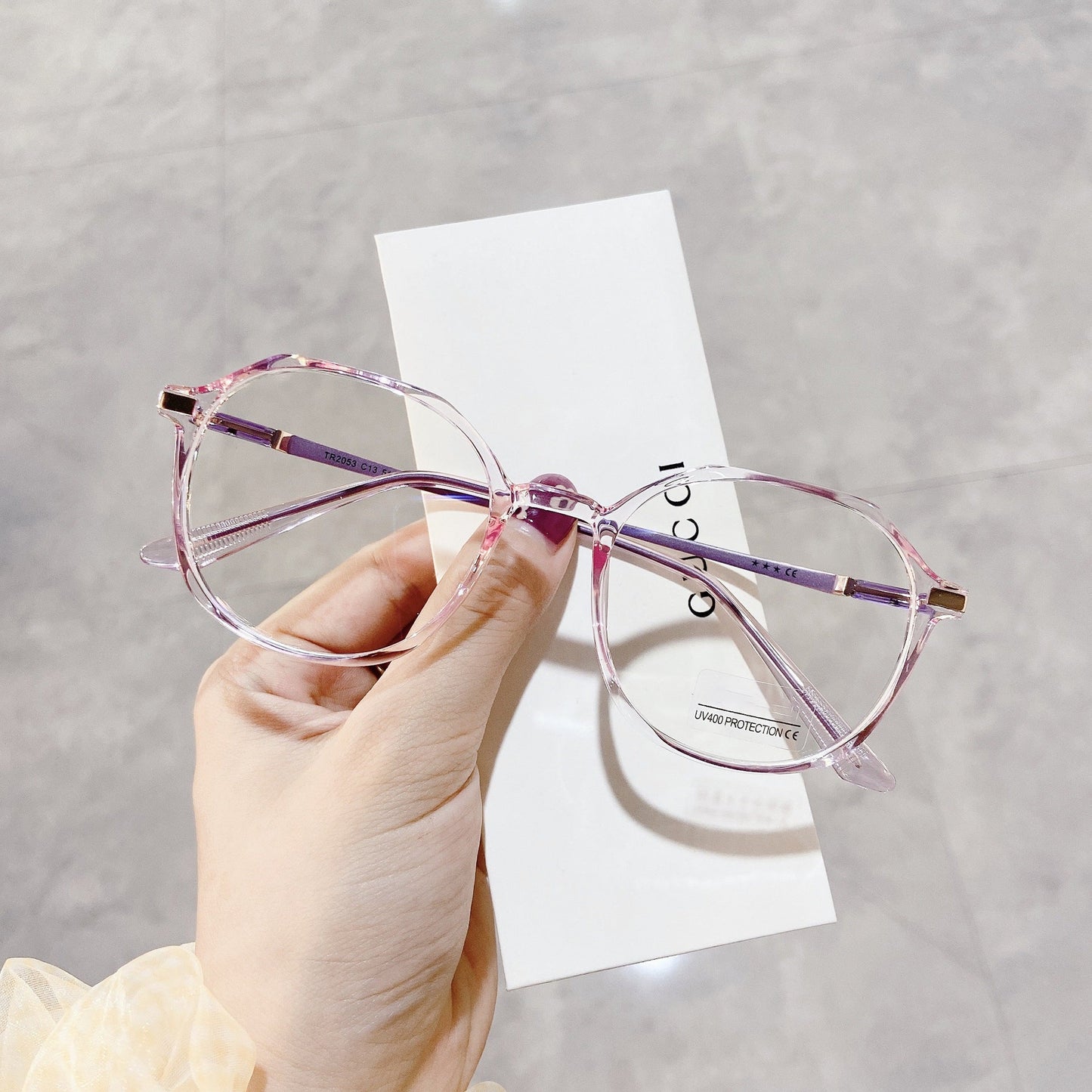 Pacific Clear Frame Glasses -LUXYIN